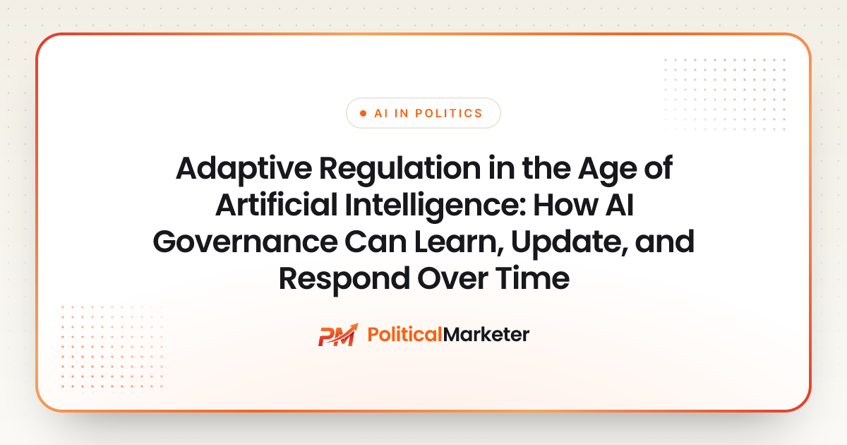 Adaptive Regulation in the Age of Artificial Intelligence(AI)