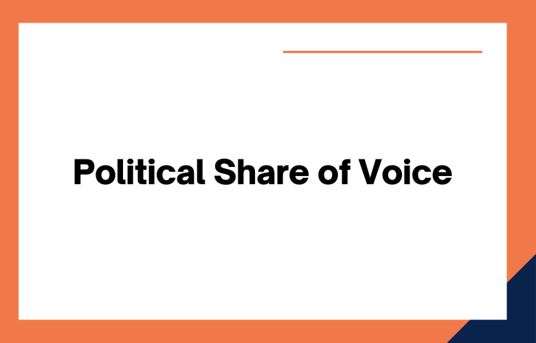 Political Share of Voice Political Share of Voice
