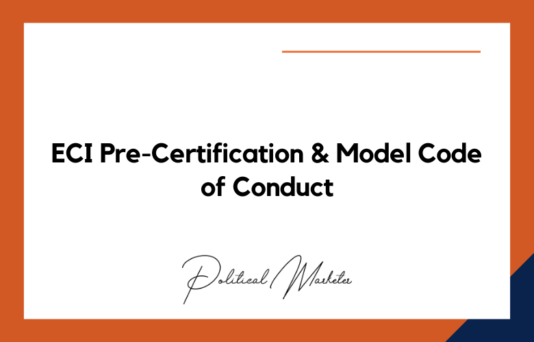 ECI Pre-Certification and Model Code of Conduct ECI Pre-Certification and Model Code of Conduct