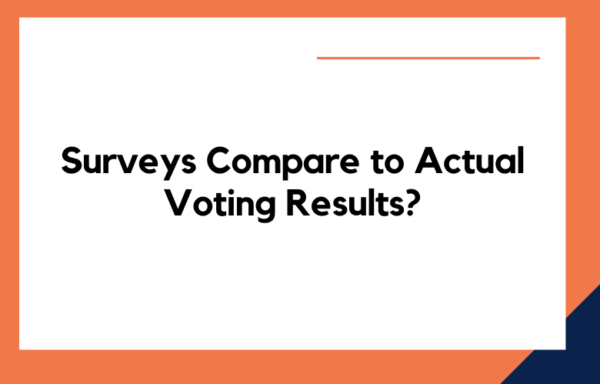 How Do Election Surveys Compare To Actual Voting Results?