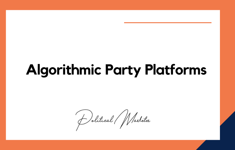 Algorithmic Party Platforms
